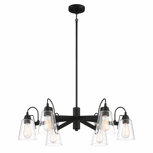 Minka Lavery Beckonridge 6-LT Chandelier - Coal - 3996-66A