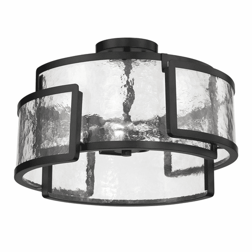 Minka Lavery Bella Collina  3 Light Semi Flush Mount - Coal  - 5265-66A