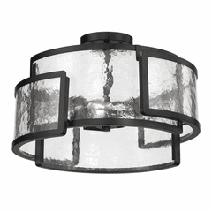 Minka Lavery Bella Collina  3 Light Semi Flush Mount - Coal  - 5265-66A