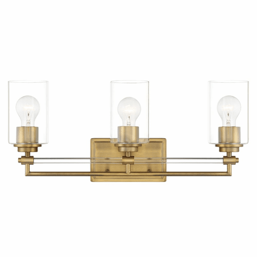 Minka Lavery Binsly 3 Light Bath Vanity - Aged Brass - 2643-575
