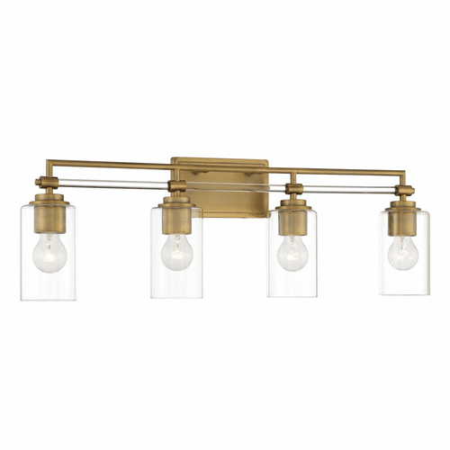 Minka Lavery Binsly 4 Light Bath Vanity - Aged Brass - 2644-575