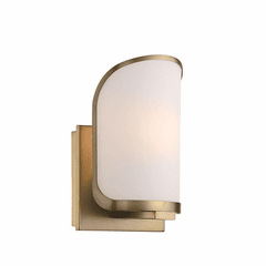 Minka Lavery Bishop Crossing Bath 1-LT Bath Vanity Light - Soft Brass - 2451-695