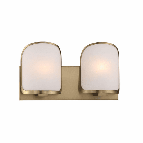 Minka Lavery Bishop Crossing Bath 2-LT Bath Vanity Light - Soft Brass - 2452-695