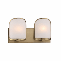 Minka Lavery Bishop Crossing Bath 2-LT Bath Vanity Light - Soft Brass - 2452-695