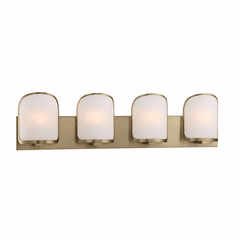 Minka Lavery Bishop Crossing Bath 4-LT Bath Vanity Light - Soft Brass - 2454-695