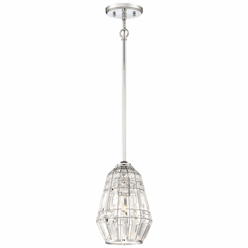 Minka Lavery Braiden 1-LT Mini Pendant - Chrome - 2341-77