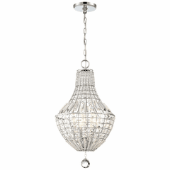 Minka Lavery Braiden 4-LT Pendant - Chrome - 2344-77