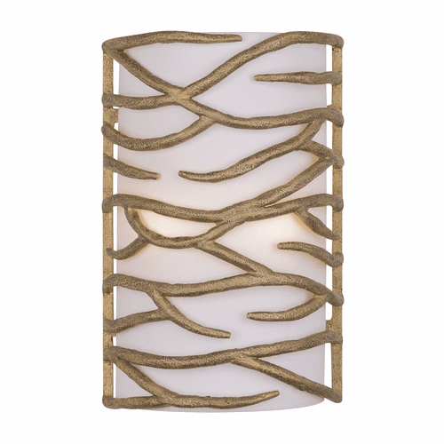 Minka Lavery Branch Reality 2 Light Wall Sconce - Textured Ashen Gold - 3712-788