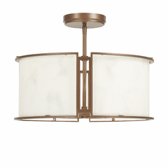 Minka Lavery Buchanan 4 Light Semi Flush Mount - Hellenic Bronze - 1679-755 Minka Lavery Buchanan 4 Light Semi Flush Mount - Hellenic Bronze - 1679-755