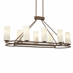 Minka Lavery Buchanan 8 Light Island Light - Hellenic Bronze - 1678-755 Minka Lavery Buchanan 8 Light Island Light - Hellenic Bronze - 1678-755