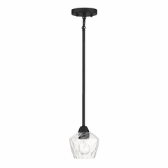 Minka Lavery Camrin 1 Light Pendant / Semi Flush - Coal - 2171-66A