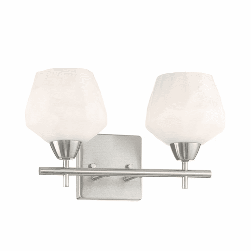 Minka Lavery Camrin 2 Light Bath Vanity - Brushed Nickel - 3172-84