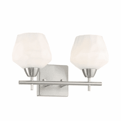 Minka Lavery Camrin 2 Light Bath Vanity - Brushed Nickel - 3172-84