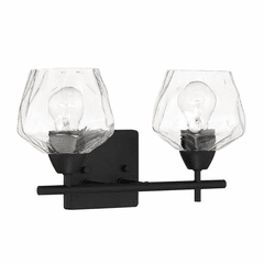 Minka Lavery Camrin 2 Light Bath Vanity - Coal - 3172-66A