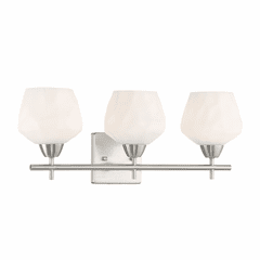 Minka Lavery Camrin 3 Light Bath Vanity - Brushed Nickel - 3173-84