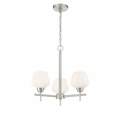 Minka Lavery Camrin 3 Light Chandelier - Brushed Nickel - 2173-84