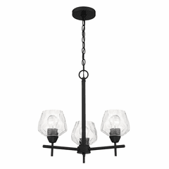 Minka Lavery Camrin 3 Light Chandelier - Coal - 2173-66A