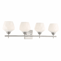 Minka Lavery Camrin 4 Light Bath Vanity - Brushed Nickel - 3174-84