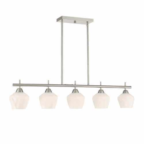 Minka Lavery Camrin 5 Light Island Light - Brushed Nickel - 2174-84