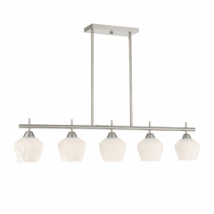 Minka Lavery Camrin 5 Light Island Light - Brushed Nickel - 2174-84