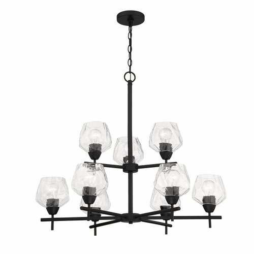 Minka Lavery Camrin 9 Light Chandelier - Coal - 2179-66A