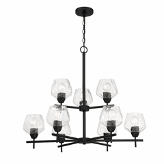 Minka Lavery Camrin 9 Light Chandelier - Coal - 2179-66A