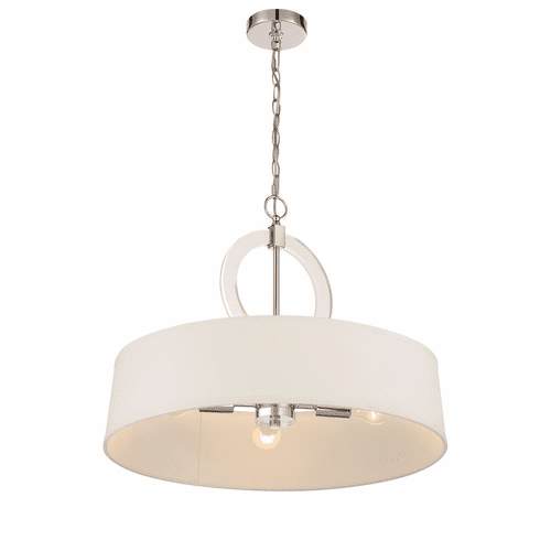 Minka Lavery Cape Coral 4-LT Pendant - Polished Nickel - 2151-613