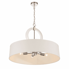 Minka Lavery Cape Coral 8-LT Pendant - Polished Nickel - 2152-613