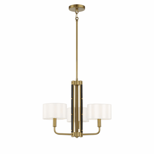 Minka Lavery Chelsea 3-LT Chandelier - Soft Brass - 2783-695