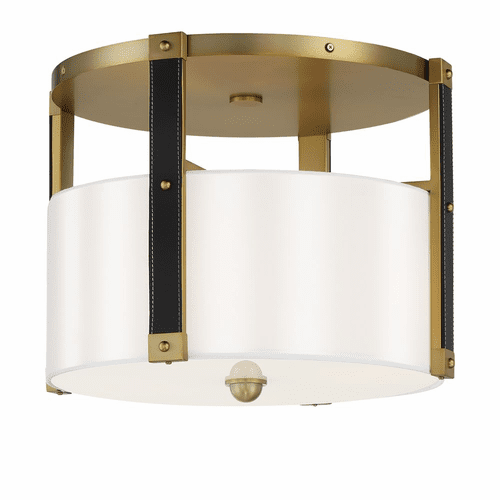 Minka Lavery Chelsea 4-LT Semi Flush Mount - Soft Brass - 2784-695