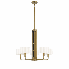 Minka Lavery Chelsea 5-LT Chandelier - Soft Brass - 2785-695