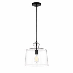 Minka Lavery Clarity 1-LT Pendant - Coal - 2336-66A