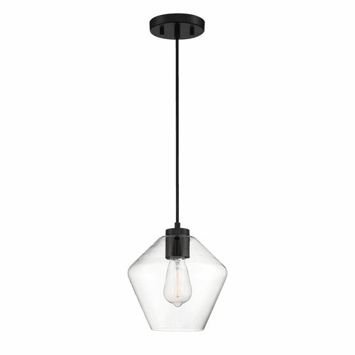 Minka Lavery Clarity 1-LT Pendant - Coal - 2337-66A