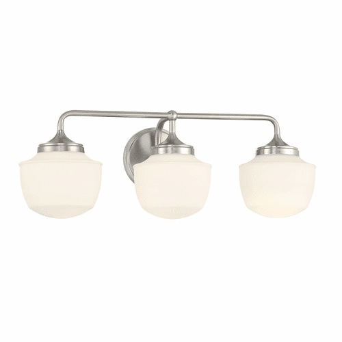 Minka Lavery Cornwell  3 Light Bath Vanity - Brushed Nickel - 2573-84