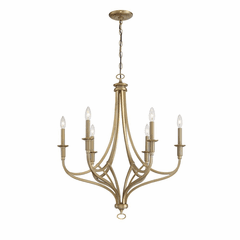 Minka Lavery Covent Park 6-LT Chandelier - Brushed Honey Gold - 1096-740 Minka Lavery Covent Park 6-LT Chandelier - Brushed Honey Gold - 1096-740
