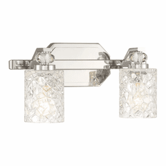 Minka Lavery Crystal Kay 2 Light Bath Vanity - Chrome - 2612-77