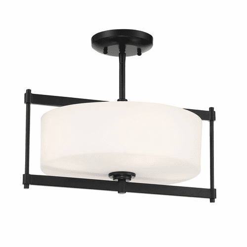Minka Lavery First Avenue 4-LT Semi Flush - Coal - 3843-66A