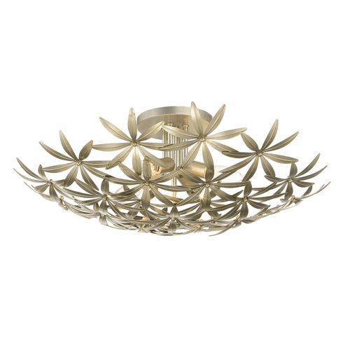 Minka Lavery Flower Child 4 Light Flush Mount - Ambry Gold - 2144-735