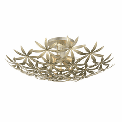Minka Lavery Flower Child 4 Light Flush Mount - Ambry Gold - 2144-735