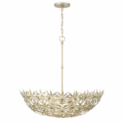 Minka Lavery Flower Child 5 Light Bowl Pendant - Ambry Gold - 2148-735