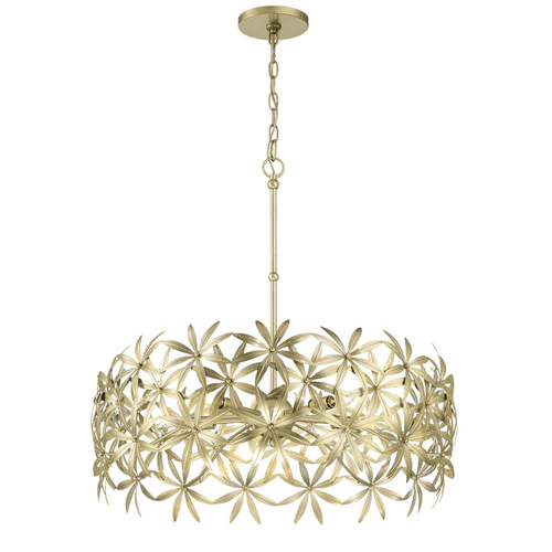 Minka Lavery Flower Child 5 Light Pendant - Ambry Gold - 2145-735
