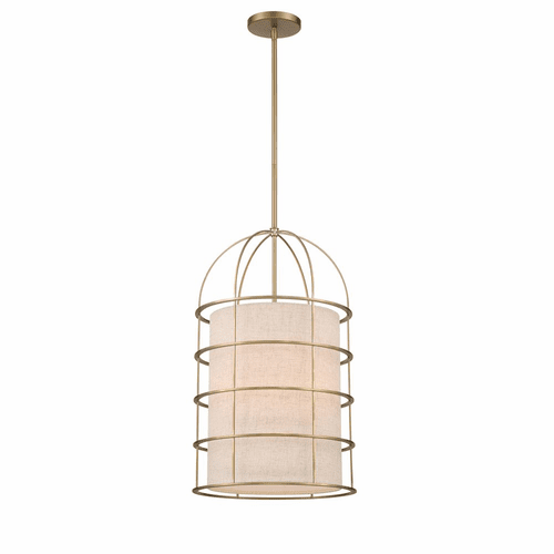 Minka Lavery Gateway Park 4-LT Pendant - Soft Brass - 2154-695