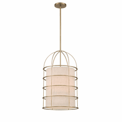 Minka Lavery Gateway Park 4-LT Pendant - Soft Brass - 2154-695