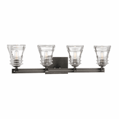 Minka Lavery Graham Avenue 4-LT Bath Vanity Light - Smoked Iron - 2734-709