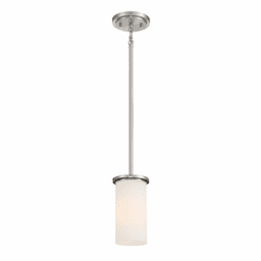 Minka Lavery Haisley 1 Light Pendant / Semi Flush - Brushed Nickel - 4090-84