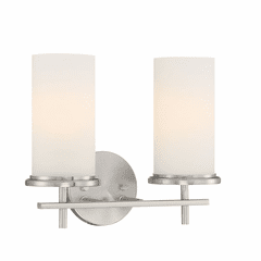 Minka Lavery Haisley 2 Light Bath Vanity - Brushed Nickel - 4092-84
