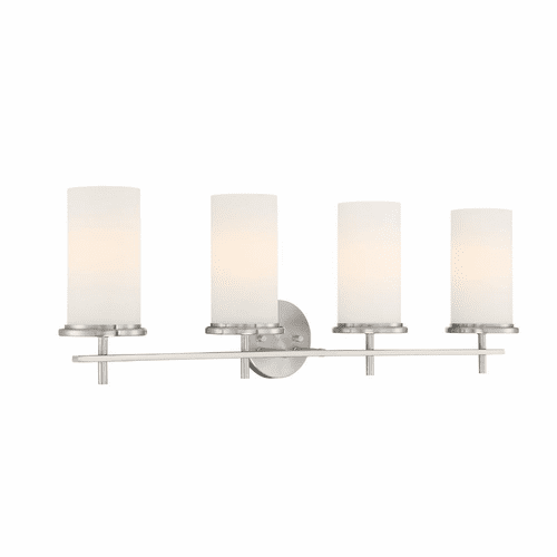 Minka Lavery Haisley 4 Light Bath Vanity - Brushed Nickel - 4094-84