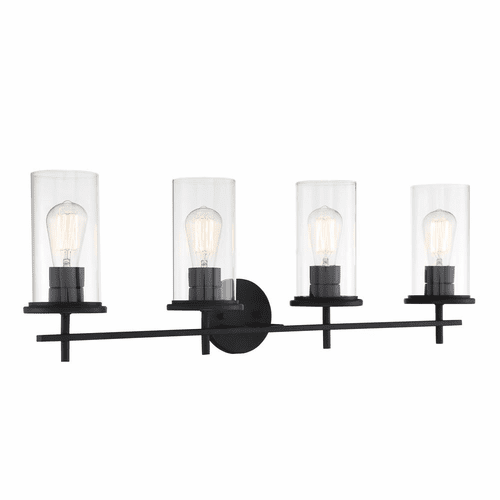 Minka Lavery Haisley 4 Light Bath Vanity - Coal - 4094-66A