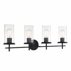 Minka Lavery Haisley 4 Light Bath Vanity - Coal - 4094-66A