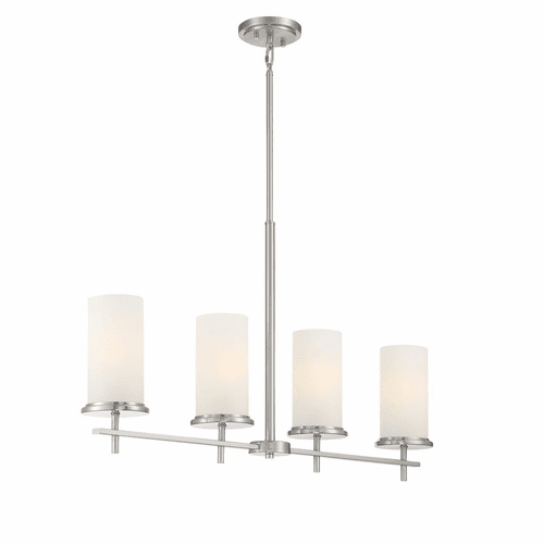 Minka Lavery Haisley 4 Light Island Light - Brushed Nickel - 4097-84